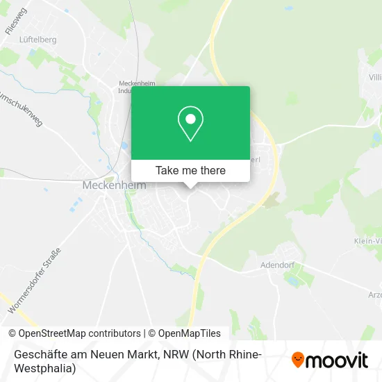 Карта Geschäfte am Neuen Markt