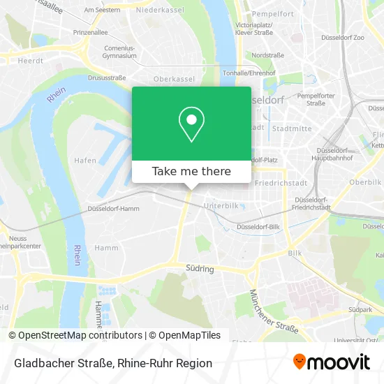 Карта Gladbacher Straße