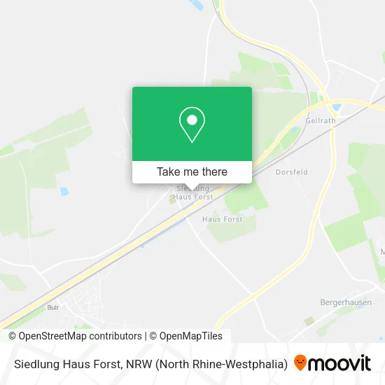 Siedlung Haus Forst map