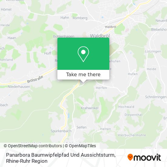 Panarbora Baumwipfelpfad Und Aussichtsturm map