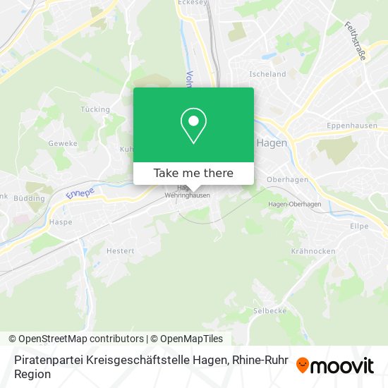 Piratenpartei Kreisgeschäftstelle Hagen map