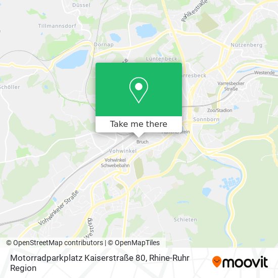 Карта Motorradparkplatz Kaiserstraße 80