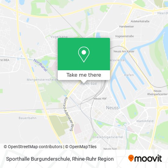 Sporthalle Burgunderschule map