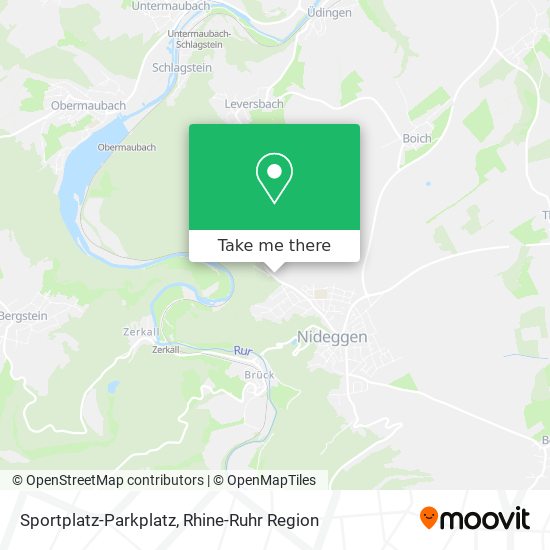 Sportplatz-Parkplatz map