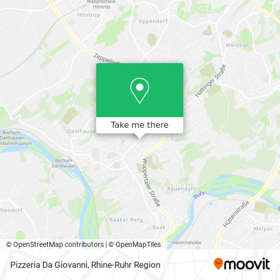 Карта Pizzeria Da Giovanni