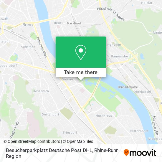 Besucherparkplatz Deutsche Post DHL map