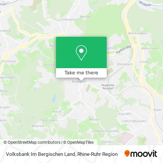 Volksbank Im Bergischen Land map