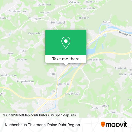 Küchenhaus Thiemann map