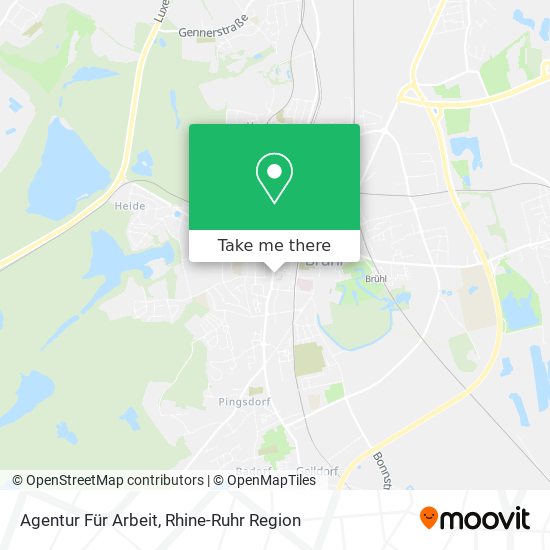 Agentur Für Arbeit map