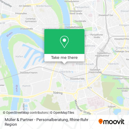 Müller & Partner - Personalberatung map