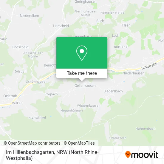 Im Hillenbachsgarten map