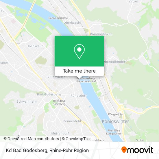 Kd Bad Godesberg map