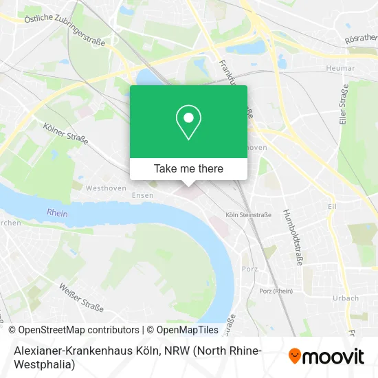 Карта Alexianer-Krankenhaus Köln