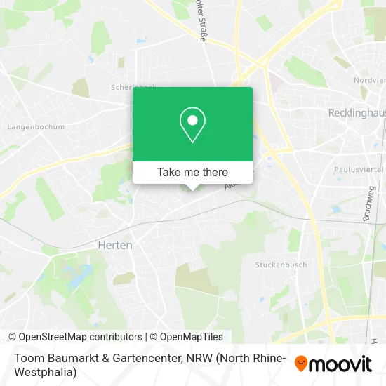 Карта Toom Baumarkt & Gartencenter