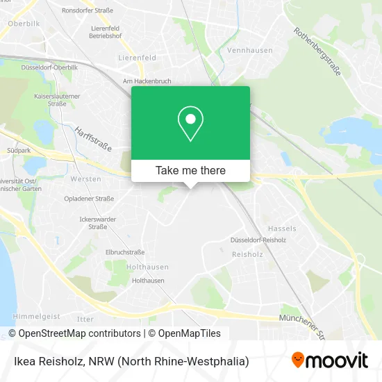 Карта Ikea Reisholz