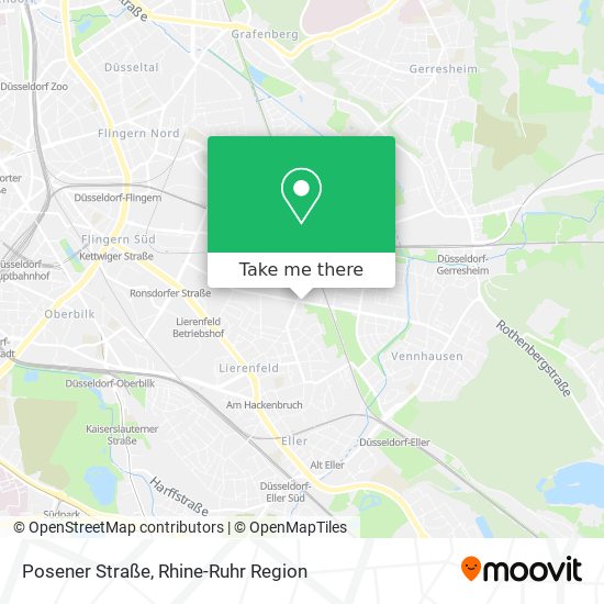 Posener Straße map