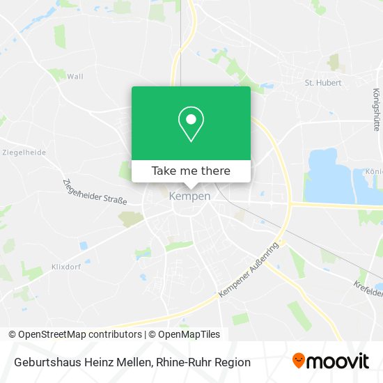 Geburtshaus Heinz Mellen map