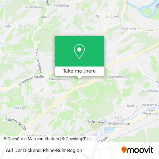 Auf Der Dickend map