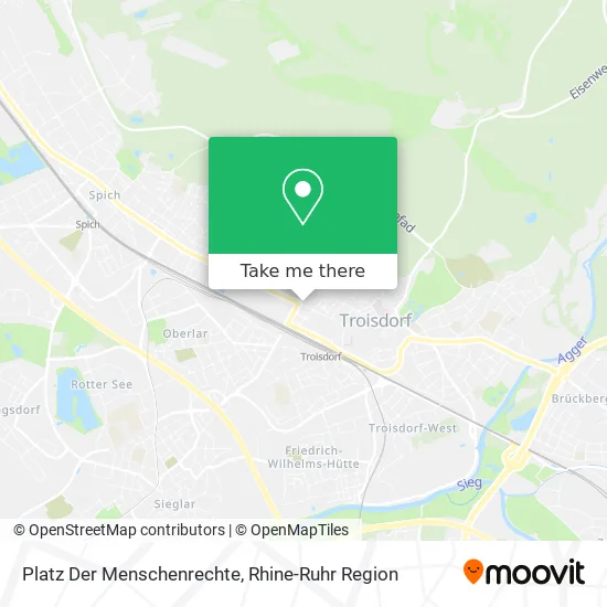 Карта Platz Der Menschenrechte