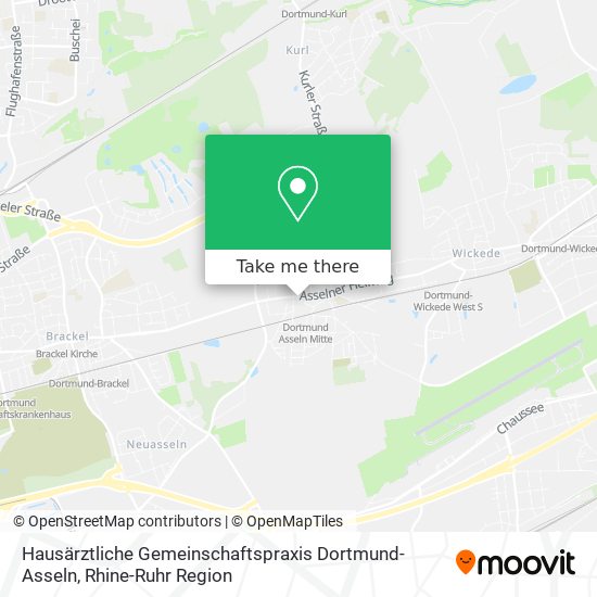 Hausärztliche Gemeinschaftspraxis Dortmund-Asseln map