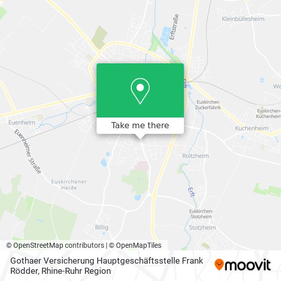 Gothaer Versicherung Hauptgeschäftsstelle Frank Rödder map