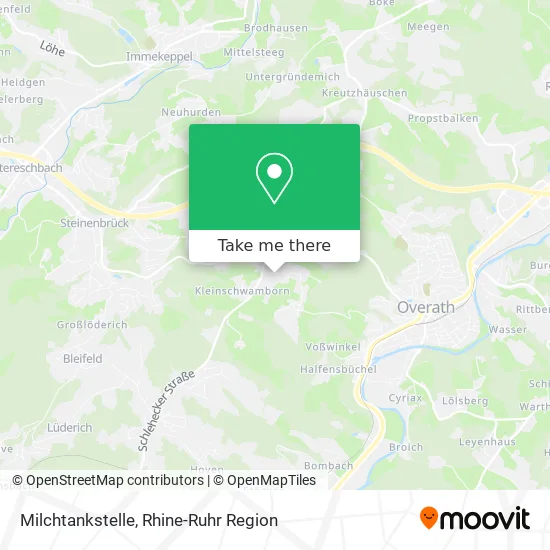 Карта Milchtankstelle