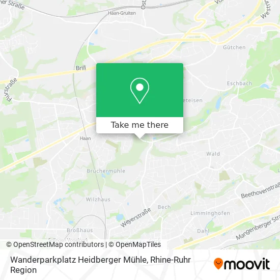 Карта Wanderparkplatz Heidberger Mühle