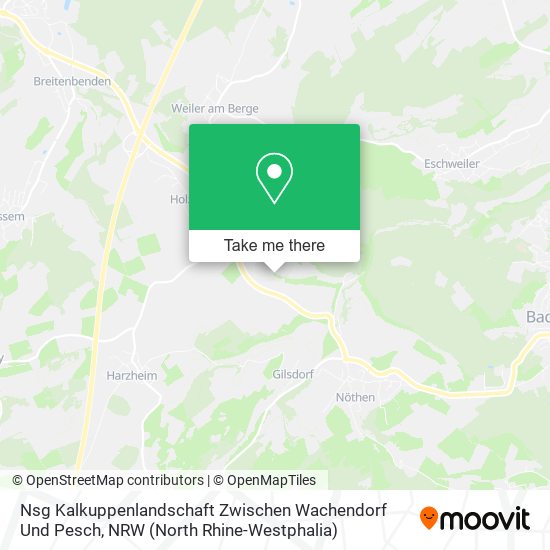 Nsg Kalkuppenlandschaft Zwischen Wachendorf Und Pesch map