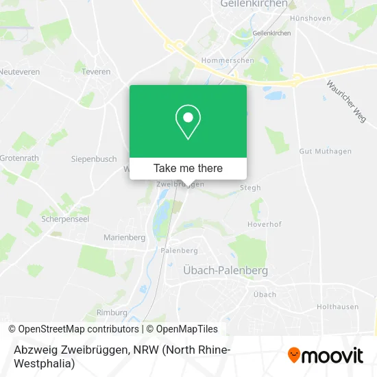 Карта Abzweig Zweibrüggen