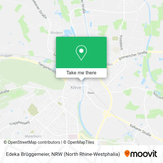 Edeka Brüggemeier map