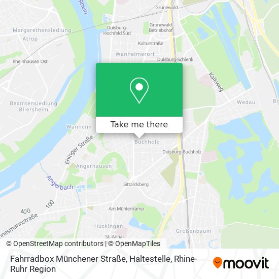 Карта Fahrradbox Münchener Straße, Haltestelle