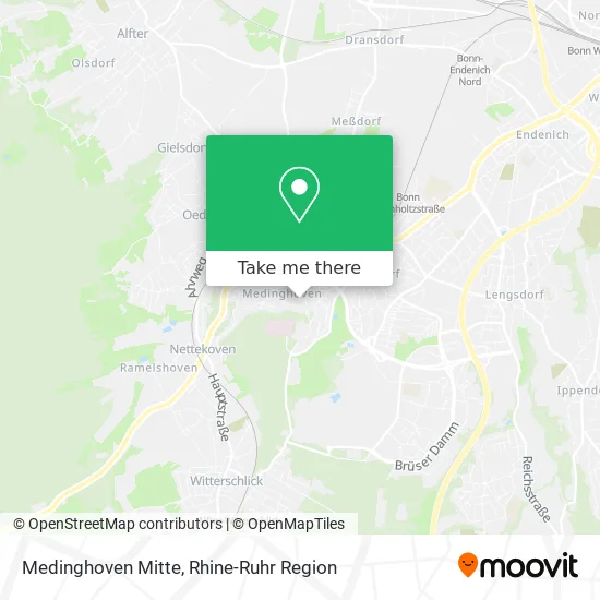 Карта Medinghoven Mitte