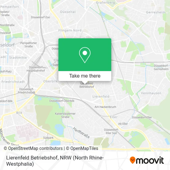 Lierenfeld Betriebshof map