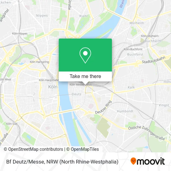 Карта Bf Deutz/Messe