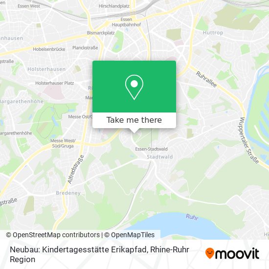 Neubau: Kindertagesstätte Erikapfad map