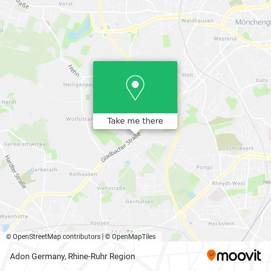 Карта Adon Germany