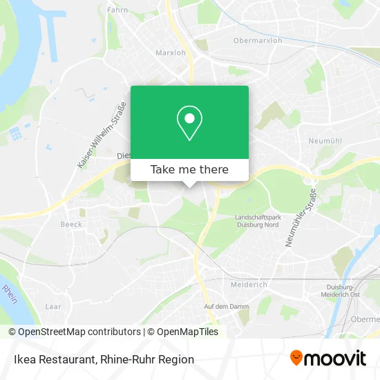 Карта Ikea Restaurant