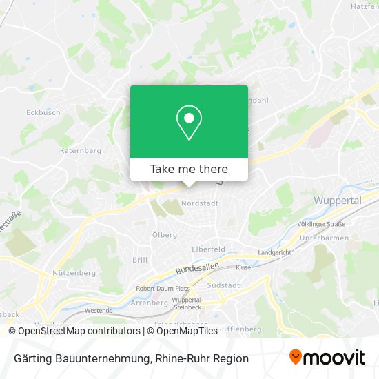 Gärting Bauunternehmung map