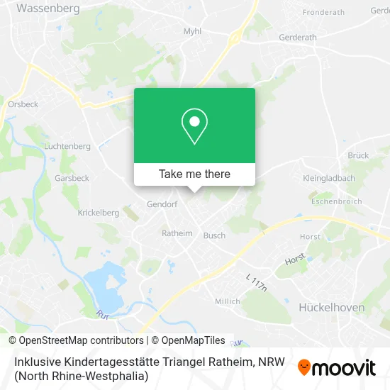 Inklusive Kindertagesstätte Triangel Ratheim map