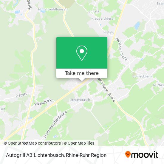 Autogrill A3 Lichtenbusch map