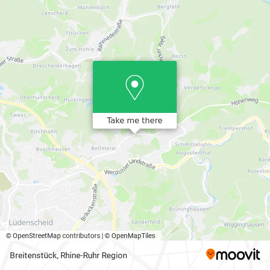 Карта Breitenstück