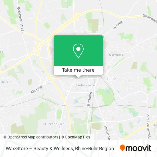 Wax-Store – Beauty & Wellness map