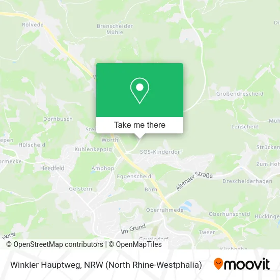 Карта Winkler Hauptweg