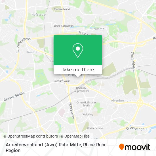 Arbeiterwohlfahrt (Awo) Ruhr-Mitte map