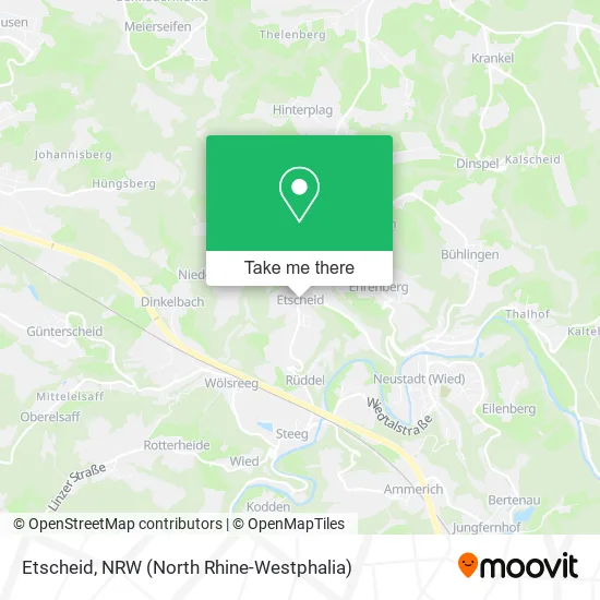 Карта Etscheid
