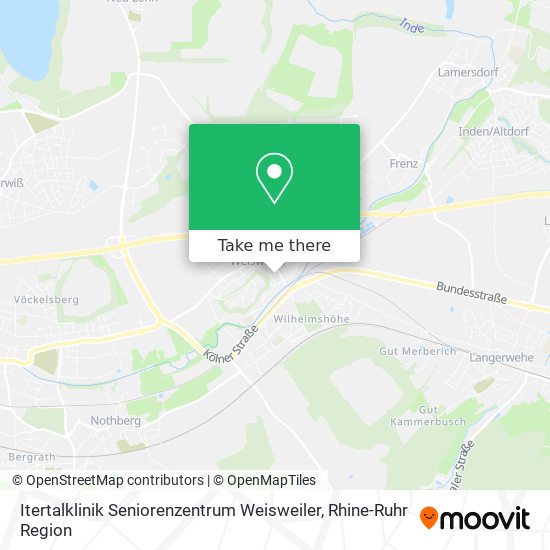 Itertalklinik Seniorenzentrum Weisweiler map