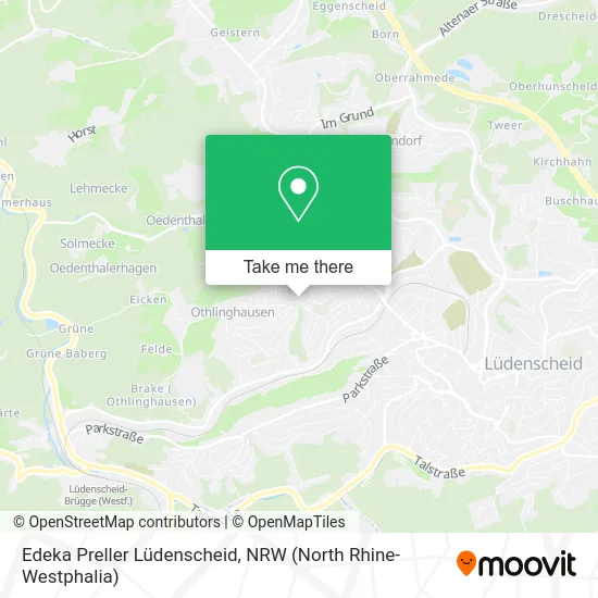 Edeka Preller Lüdenscheid map