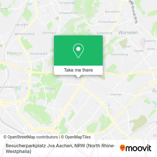 Карта Besucherparkplatz Jva Aachen
