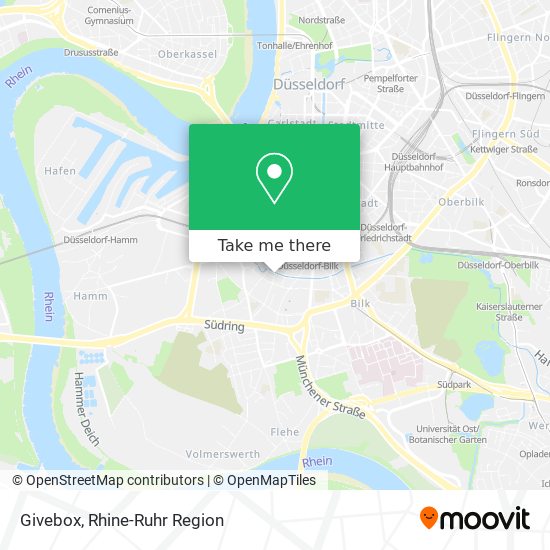 Givebox map