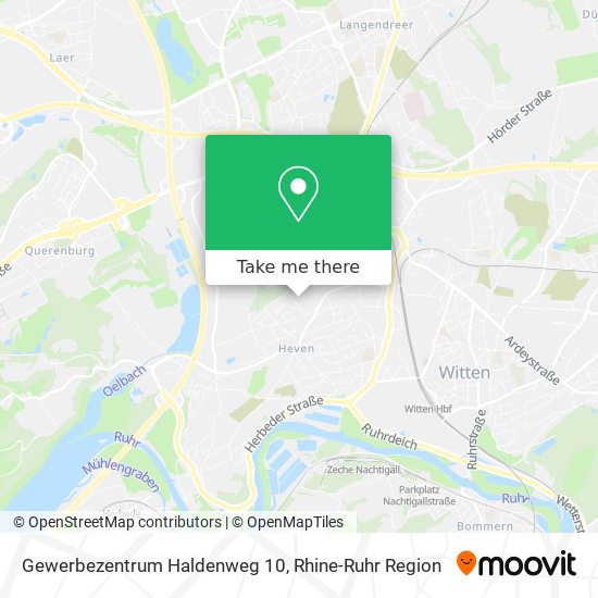 Карта Gewerbezentrum Haldenweg 10